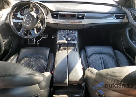 2014 Audi S8 Quattro из США, поврежденный, VIN WAUD2AFDXEN002471
